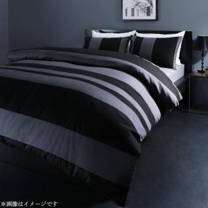 布団カバーセット ベッド用 43×63用 キング4点セット 日本製 綿100％ ボーダーデザインカバーリング tack タック 布団カバーセット