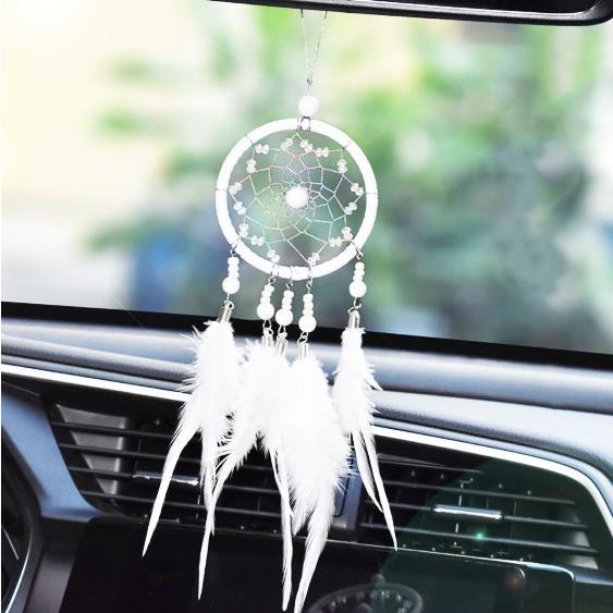 ドリームキャッチャー パールタイプ ホワイト 車 アクセサリー ルームミラー 飾り カー用品 10円ポッキリ あすつく 送料無料 Cvdm 008 1p White Comodo Viento 通販 Yahoo ショッピング