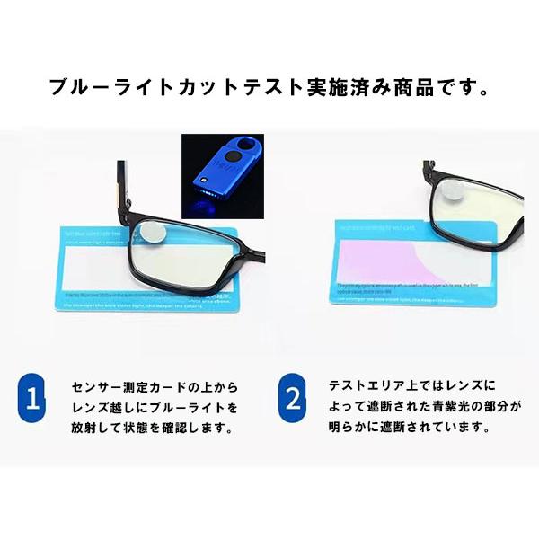 アウトレット 訳あり 老眼鏡 ブルーライトカット 40％ メンズ 