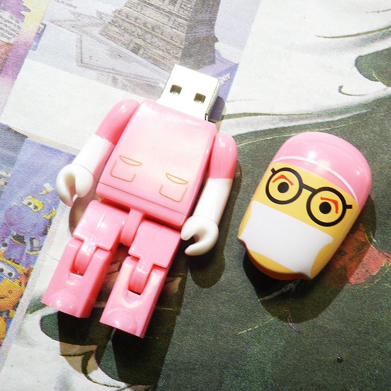 USBメモリ 32GB ドクター ナース 【E】 レゴ のように動く かわいい