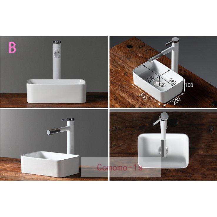 人気ブランドを 家庭用小型洗面鉢 洗面ボウル 洗面ボール ミニ洗面器 洗面台 小型洗面所 浴室洗面台用 角形洗面器 ベッセル型 置き型 白陶器製 排水金具付き サイズ選択 高知インター店 Www Cepici Gouv Ci