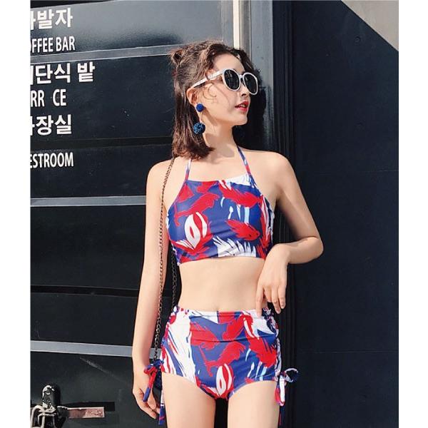 レディース バンドゥ 水着3点セット 体型カバー チュニック水着 流行りの水着 可愛い ハイウエスト ビキニ B10 Comononopopo 通販 Yahoo ショッピング