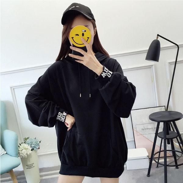 レディース ゆったり 長袖 プルオーバー ビッグシルエット パーカー うさぎ 柄 プリント 可愛い トップス 大きいサイズ カジュアル 秋 ファッション 本日特価