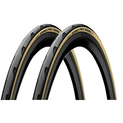 2本セット Continental(コンチネンタル) GRAND PRIX 5000 グランプリ5000 クリームスキン ブラック black/ 2本セット 700x28c