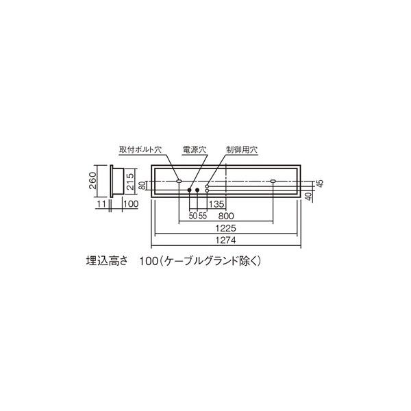 【法人様限定】【NNFJ42850 LT9+LDL40S・N/19/25-K】パナソニック 別売ランプ2500lmKとの組合せ 埋込型 2灯用 調光 【panasonic】/代引き不可品_1