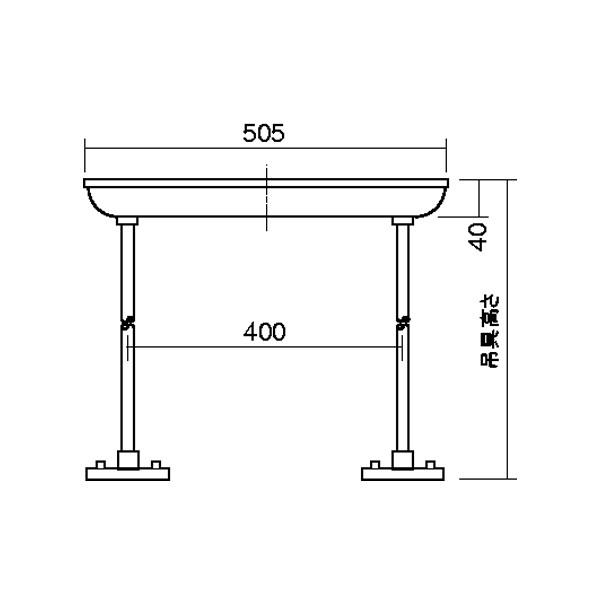 【法人様限定】【XFP500FW】パナソニック LED・蛍光灯器具用オプション パイプ吊具 【panasonic】/代引き不可品 | Panasonic | 01