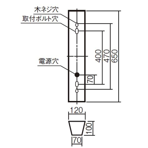 【法人様限定】【NNFW21825 LE9+LDL20S・N/11/12-K】パナソニック 防湿型 ・防雨型照明器具 ブラケット 1200lmRa84 【panasonic】/代引き不可品 |  | 01
