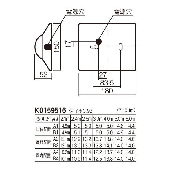 法人様限定】【NNLG01515】パナソニック 同断面 電源別置型・非常用LED