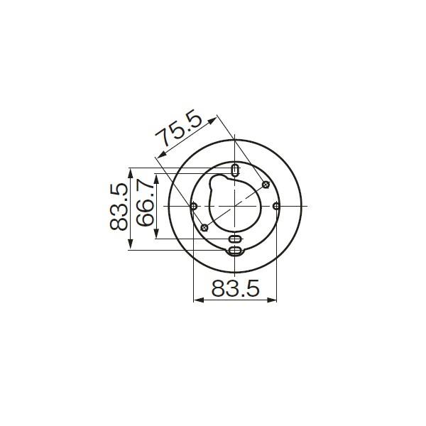 【LEDX85922】東芝 ブラケット アウトレットボックス 取付アダプター 天井・壁面兼用 【toshiba】 | TOSHIBA | 01