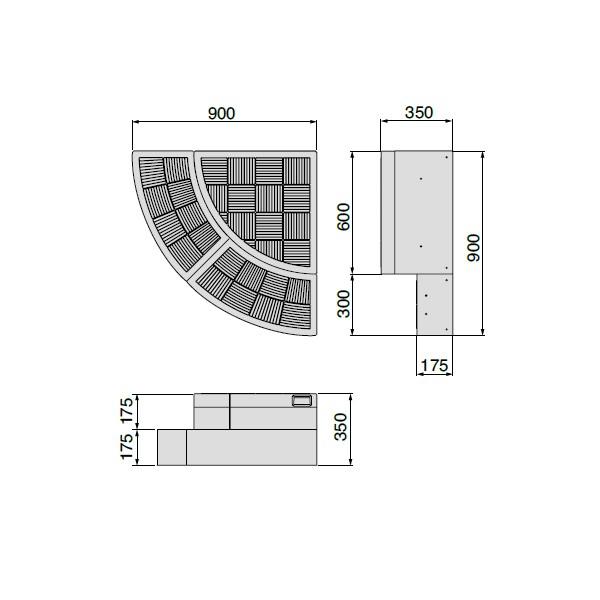【CUB-R60】城東 エクステリア ハウスステップRタイプ 【Joto】/代引き不可品 |  | 01