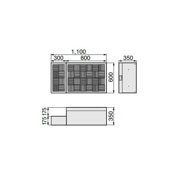 【CUB-8060】城東 エクステリア ハウスステップ ボックスタイプ 【Joto】/代引き不可品 |  | 01