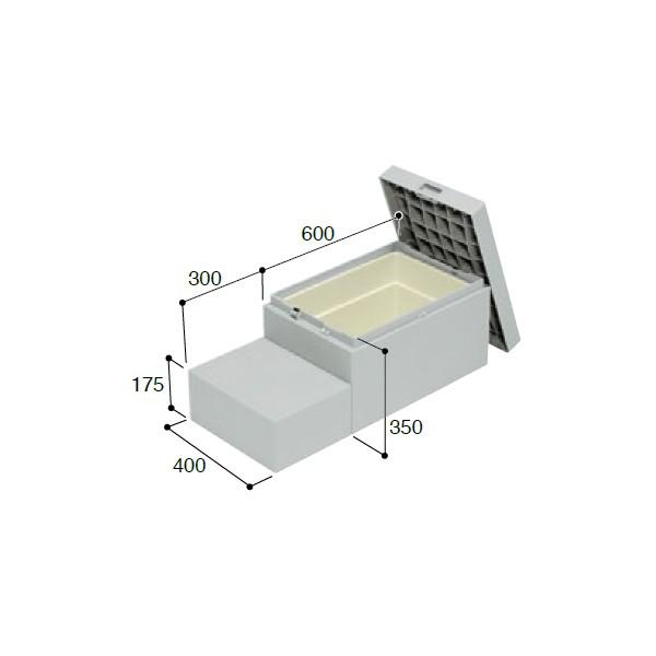 【CUB-6040S】城東 エクステリア ハウスステップ ボックスタイプ 【Joto】/代引き不可品 | 