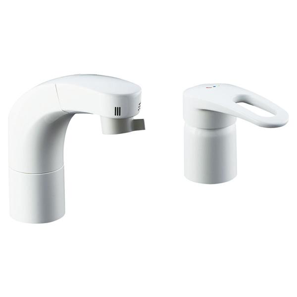 【SF-800SYNU】LIXIL 水栓金具 吐水口引出式 ホース引出式シングルレバー FWP/洗髪タイプ（エコハンドル） 【リクシル】 | LIXIL