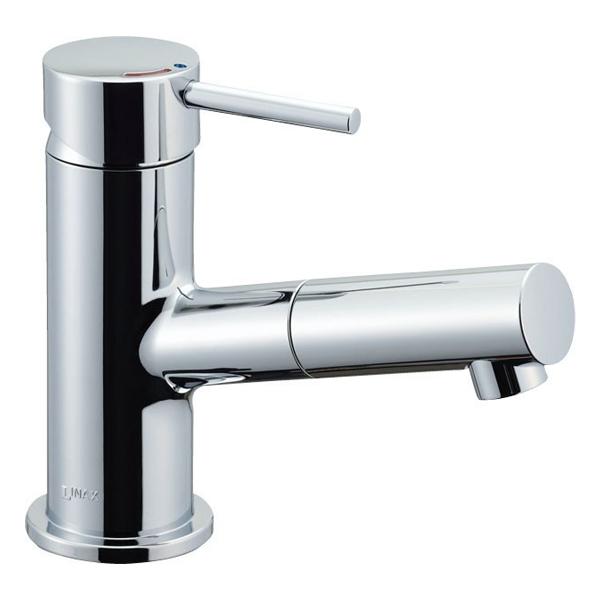 【LF-E345SYCN】LIXIL 水栓金具 吐水口引出式シングルレバー混合水栓 eモダン（エコハンドル） 【リクシル】 | LIXIL