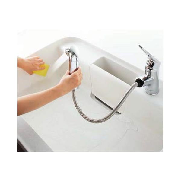 LIXIL　キッチン用水栓金具　吐水口引出式（ハンドシャワー付）　アウゼ（エコハンドル）