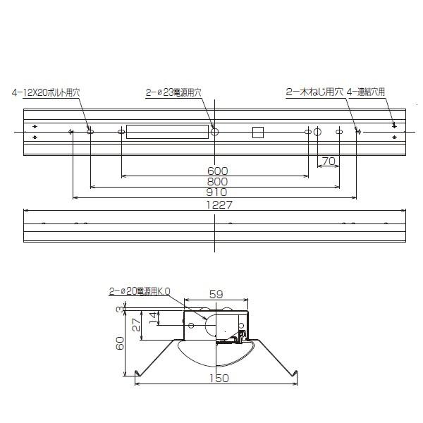 LEKT415203D-LD9】東芝 LEDベースライト TENQOOシリーズ 40タイプ 調光