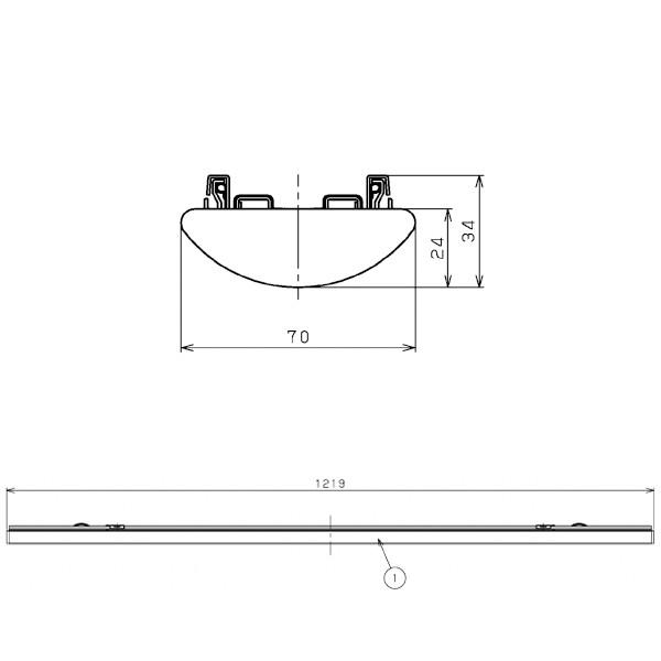 【LEEM-40253WW-VB】東芝 LEDバー 高演色タイプ Ra95 一般タイプ 40タイプ 2,500lmタイプ 3500K 【TOSHIBA】 | TOSHIBA | 01
