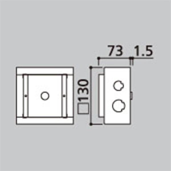 【OA075264】オーデリック エクステリア ダウンライト 専用埋込ボックス 【odelic】 | ODELIC