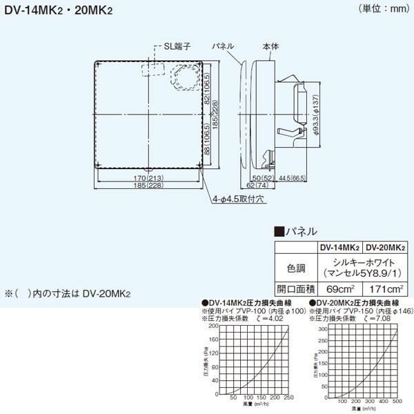 【DV-14MK2】東芝 システム部材 自然給気口 自然給気口給気電動シャッター 【TOSHIBA】 | TOSHIBA | 01