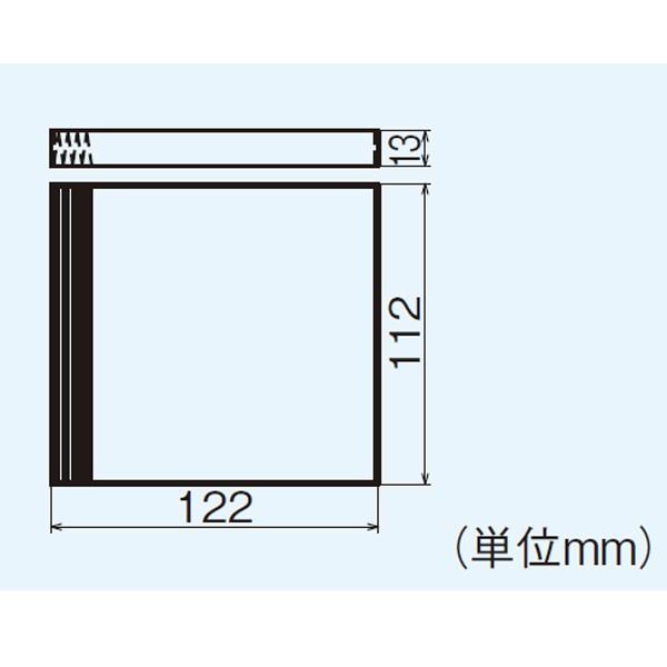 三菱 強制給気ユニット用 微小粒子用高性能フィルター P-08QLHK 10枚 三菱（MITSUBISHI） 【P-08QLHK】 〈微小粒子用〉高性能フィルター 給