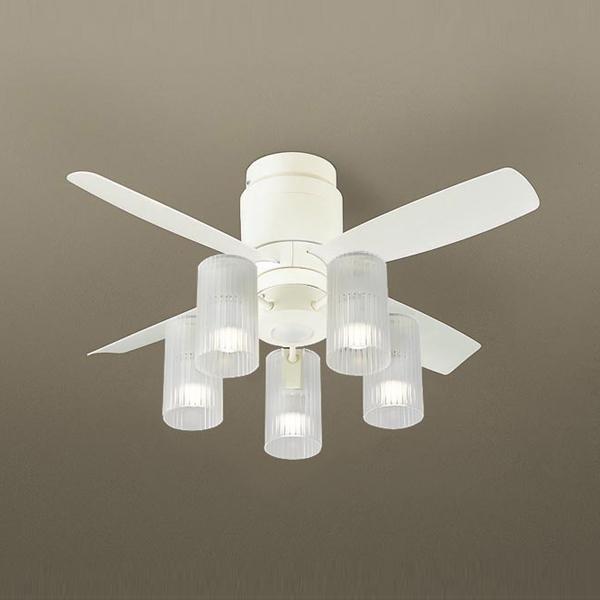 在庫限り Xsz パナソニック 天井直付型 Led 電球色 シーリングファン 照明器具付 5w 風量4段切替 風向切替 1 Fゆらぎ 3時間タイマー 60形5灯 送料無料 Darazar Com
