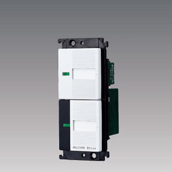 【WTC55716W】 パナソニック コントローラ 照明リモコン受信スイッチ 2線式 LED調光タイプ 絶縁枠 | Panasonic