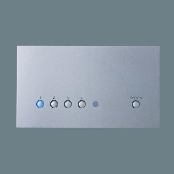 【NQ28751SK】 パナソニック コントローラ リビングライコン 1.5Aタイプ 4コ口サイズ 5回路マルチ調光タイプ 親器 | Panasonic