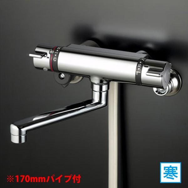 【KF800WT】 浴室水栓 シャワー KVK サーモスタット式 170mmパイプ付 寒冷地用 | KVK