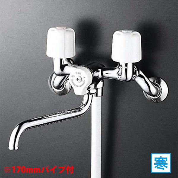 【KF30N2WZ】 浴室水栓 KVK 2ハンドルシャワー 170mmパイプ付 寒冷地用 | KVK