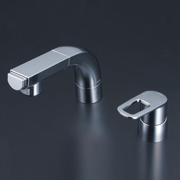 【FSL120DET】 KVK 洗面 化粧室 シャワー引出しタイプ／シングルレバー 洗髪 eレバー | KVK