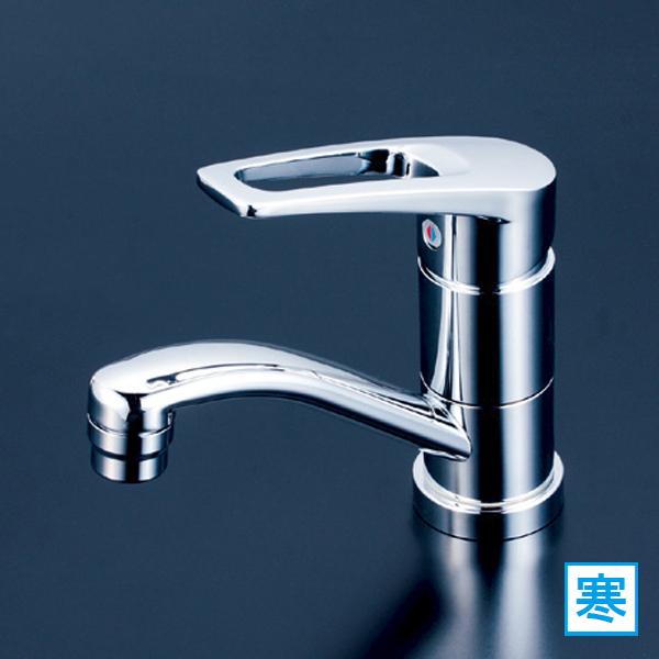 【KM7011ZT】 KVK 洗面 化粧室 シングルレバー 混合水栓 寒冷地用 | KVK