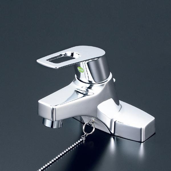 【KM7014TEC】 KVK 洗面 化粧室 シングルレバー 取付ピッチ 102mm シングル混合水栓 eレバー | KVK