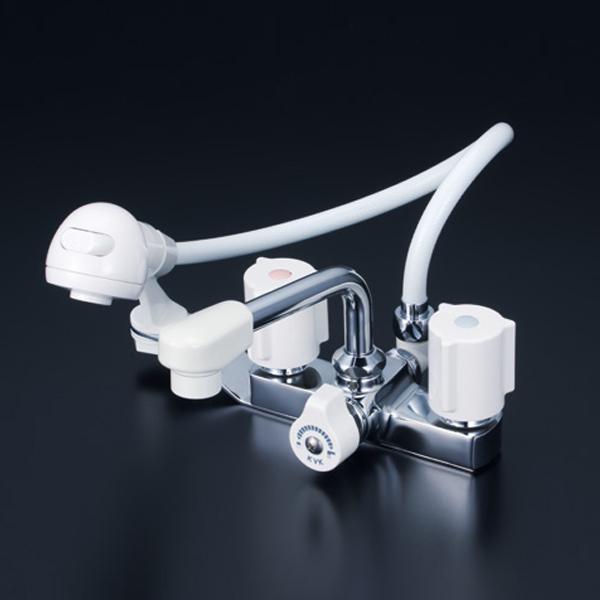 【KF14EF2】 KVK 洗面 化粧室 2ハンドル洗髪シャワー | KVK