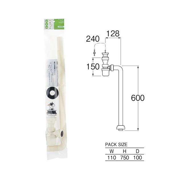 【PH7810-32】三栄 洗面用品 アフレ付ボトルトラップセット SANEI | SANEI（水栓金具） | 01