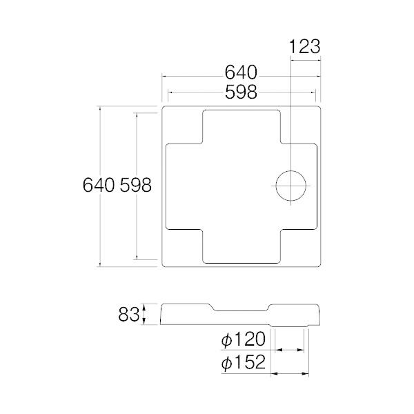【H5410-640】三栄 洗濯機用品 洗濯機パン SANEI | SANEI（水栓金具） | 01