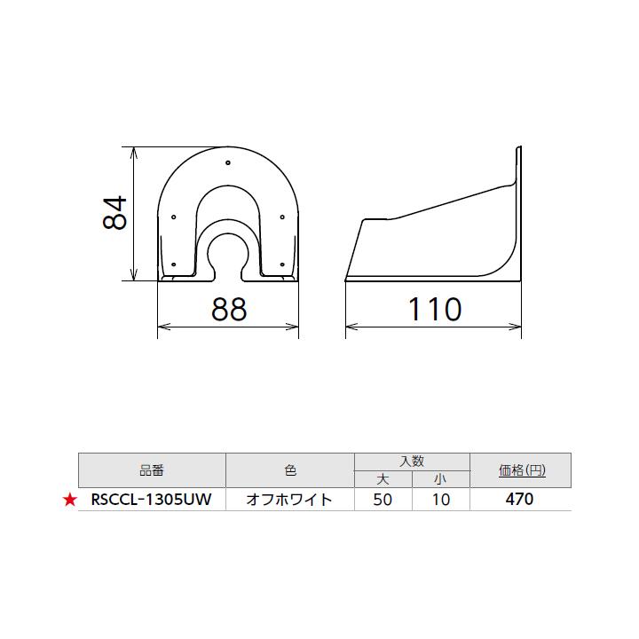 【RSCCL-1305UW】オンダ製作所 スポットカバー オフホワイト キャップ(大) 小ロット(10台) ONDA | オンダ製作所 | 01