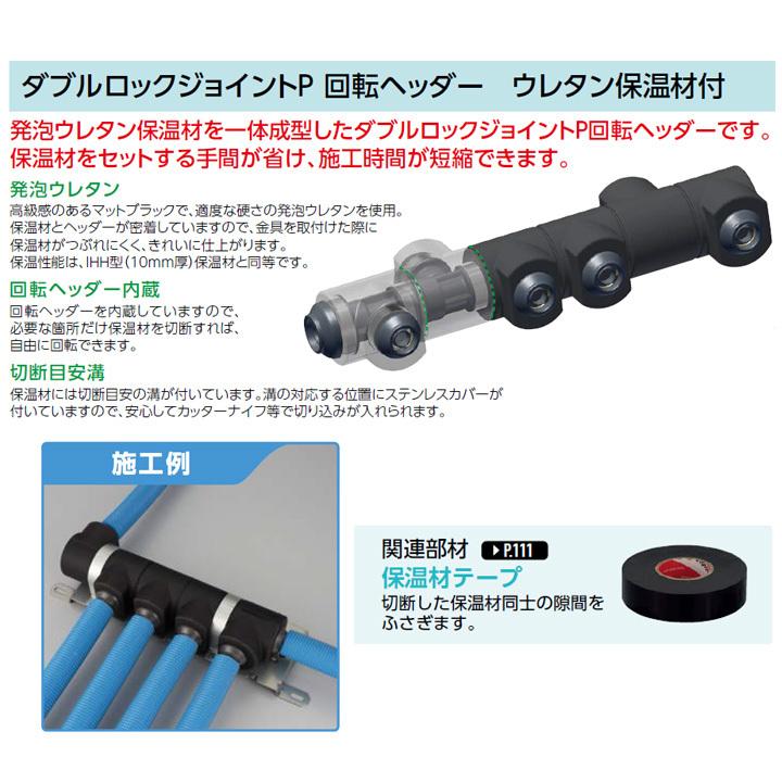 【WH1-5E06】オンダ製作所 ダブルロックジョイント 5E型 回転ヘッダー IN Rc3/4×OUT 13A L269 小ロット(1台) ONDA | オンダ製作所 | 02