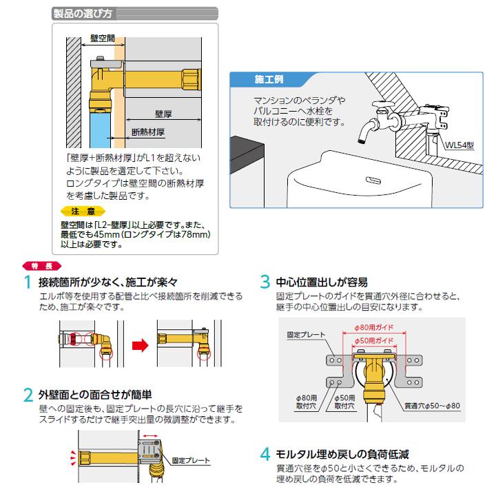 オンダ製作所　ダブルロックジョイント　WL54型　SK用継手　大ロット(10台)　ONDA