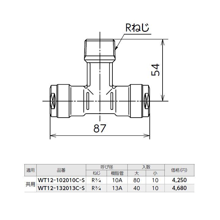 【WT12-102010C-S】オンダ製作所 ダブルロックジョイント WT12型 ヘッダー用チーズ 小ロット(10台) ONDA | オンダ製作所 | 01