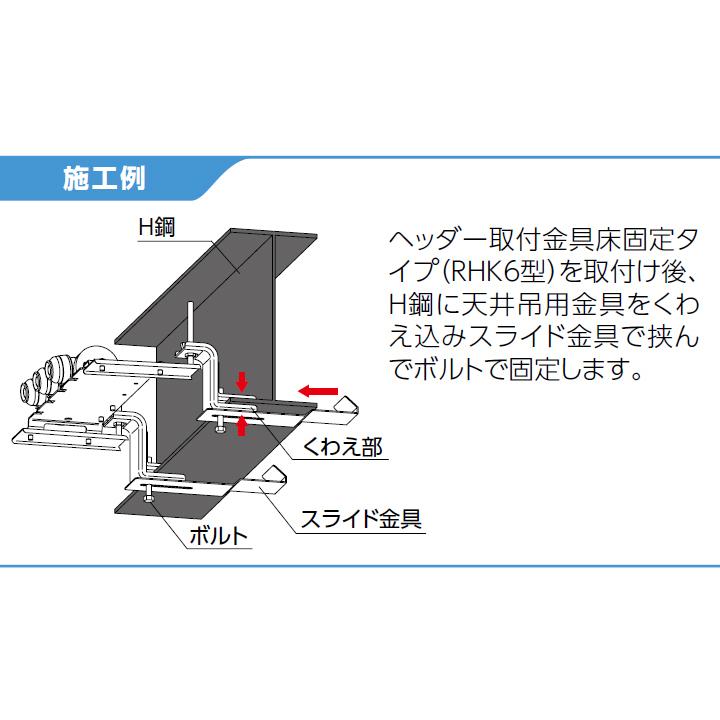 【OSC-091-2P】オンダ製作所 ダブルロックジョイント ヘッダー取付金具 天井吊用金具 H鋼用 大ロット(20セット) ONDA | オンダ製作所 | 02
