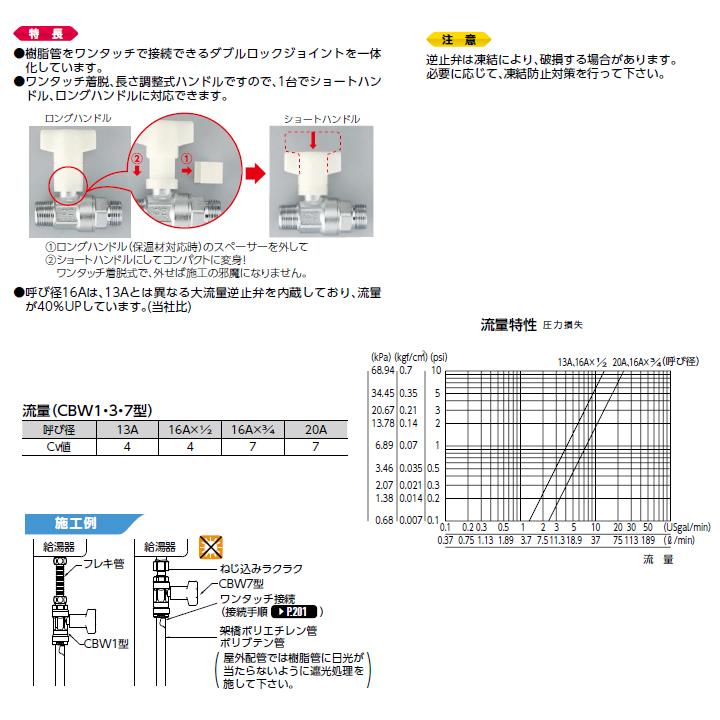 【CBW1C-1620M-S】オンダ製作所 ダブルロックジョイント 逆止弁付ボールバルブ CBW1型 平行おねじ L92 小ロット(4台) ONDA | オンダ製作所 | 02