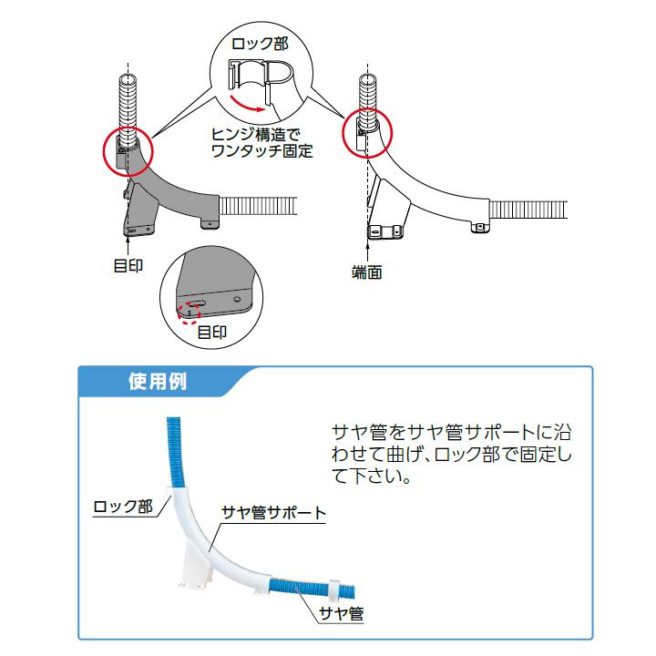 【OSC-166】オンダ製作所 ダブルロックジョイント サヤ管関連 サヤ管サポート R150 ロット数(10台) ロット数(10台) ONDA | オンダ製作所 | 02