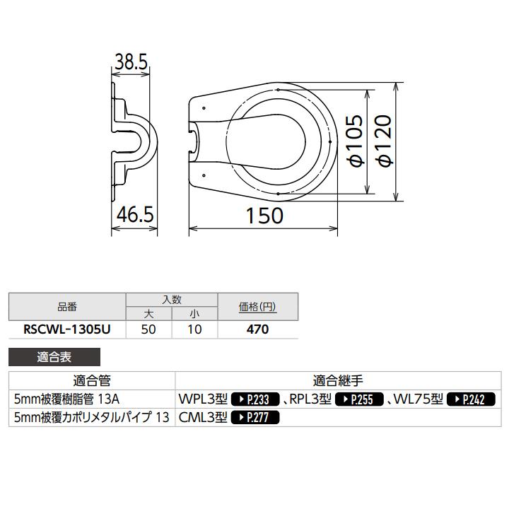 【RSCWL-1305U】オンダ製作所 リフォーム用部材 スポットカバーシステム 壁貫通エルボ(大) 大ロット(50台) ONDA | オンダ製作所 | 01