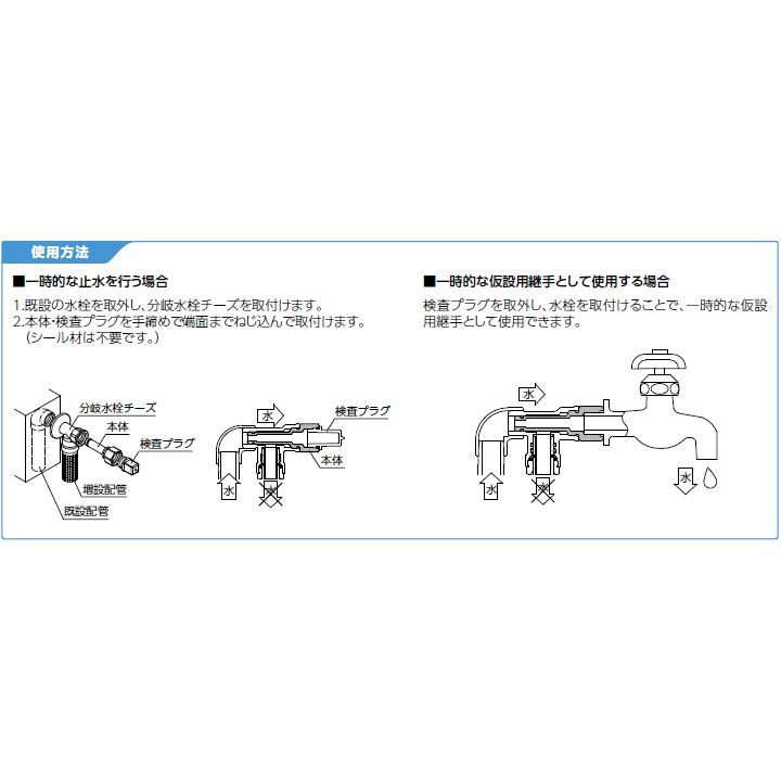 【OS-536】オンダ製作所 リフォーム用部材 スポットカバーシステム 分岐継手用一時止水キット 小ロット(10台) ONDA | オンダ製作所 | 02