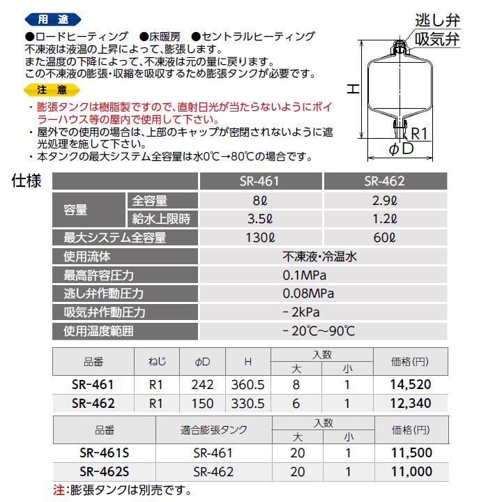 オンダ製作所　各種配管システム　暖房用部材　カポリ2ジョイント　膨張タンク　半密閉式　遮光カバー　大ロット(20台)　ONDA