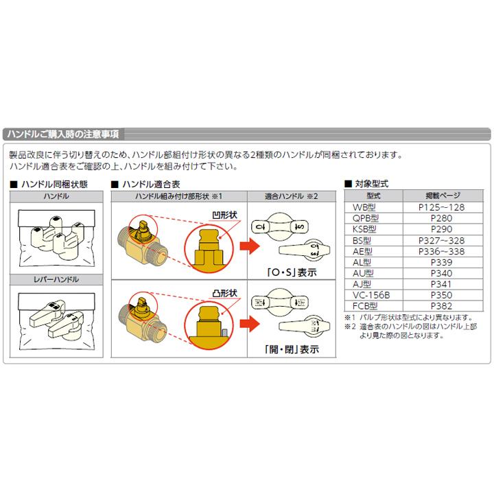 【QAJ-003A】オンダ製作所 AU型ボールバルブ ユーボール ハンドル 首長ハンドル H54.5 首長ハンドル アイボリー 大ロット(200台) ONDA | オンダ製作所 | 02