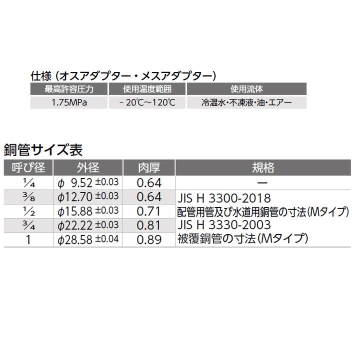 【OS-157】オンダ製作所 銅管用継手 オスアダプター L33 大ロット(200台) ONDA | オンダ製作所 | 02