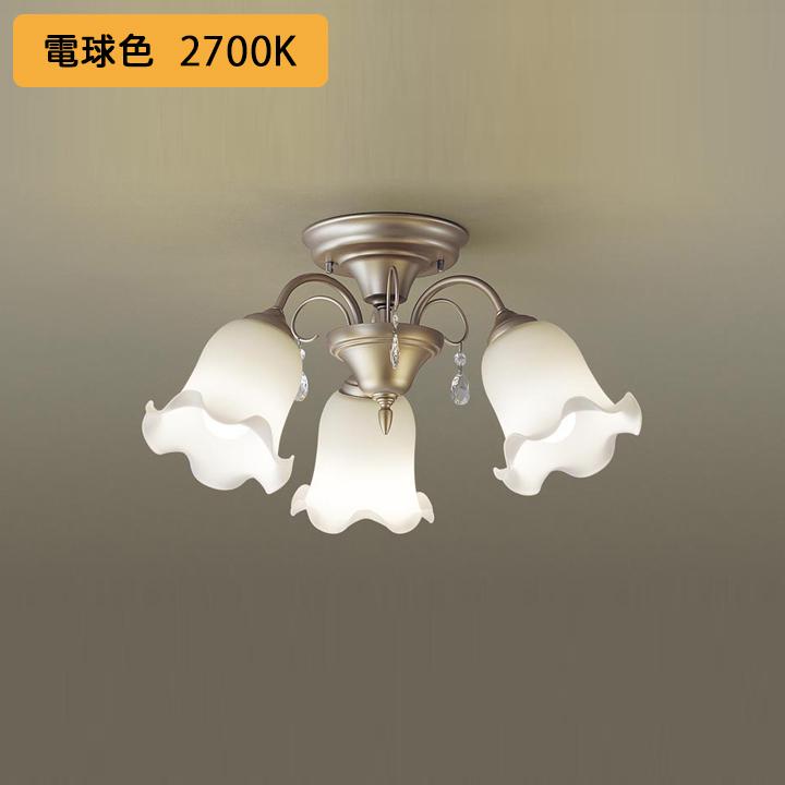 Panasonic - 【LGB57322K】パナソニック シャンデリヤ LED(白熱電球色) 4.5畳 吊下型 Uともし火いたし方 高温発光白熱電球60形3灯手道具好いかげんに panasonic 家具、インテリア-シーリングライト、天井照明-照明、電球