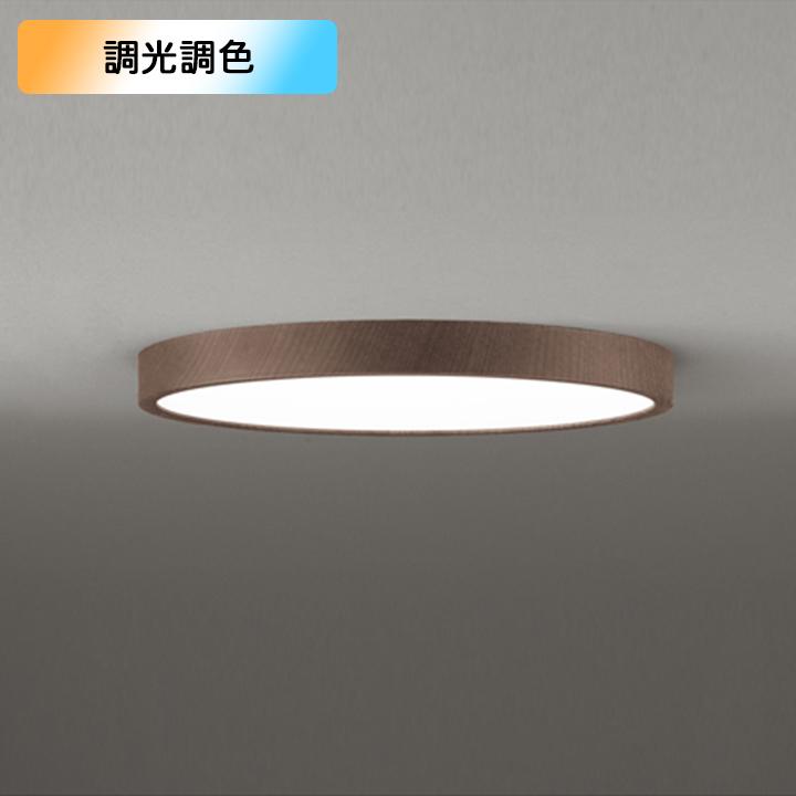 【OL291424BR】オーデリック シーリングライト LED一体型 電球色-昼光色 6畳 簡易取付 調色・調光器不可 コントローラー別売 ODELIC