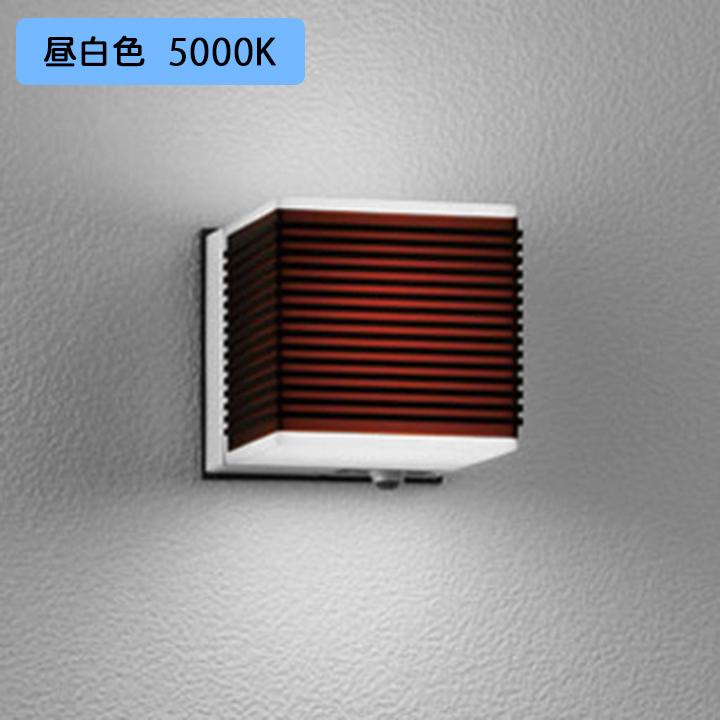 【OG041726NCR】オーデリック エクステリア ポーチライト 40W LED 白熱灯器具 昼白色 人感センサーモード切替型 調光器不可 木台別売 ODELIC | ODELIC
